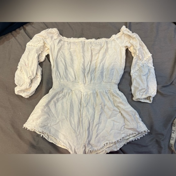 Blue Life Off White Romper Size XS - Picture 5 of 5